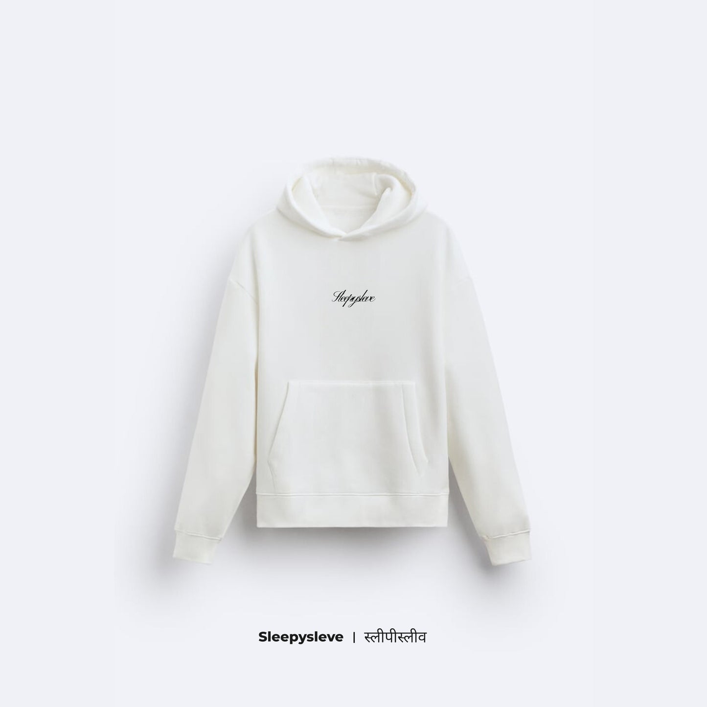 White Oversized Hoodie