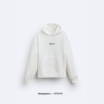 White Oversized Hoodie